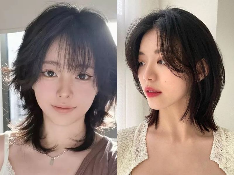 Cách cắt tỉa mullet layer nữ