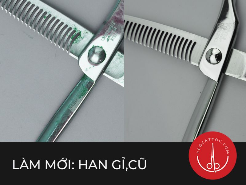 Keocattoc chấm com - Vừa sản xuất vừa sửa chữa kéo 