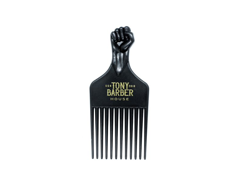 Lược sáp vuốt tóc, chải premlock Afro Pick Tony Barber