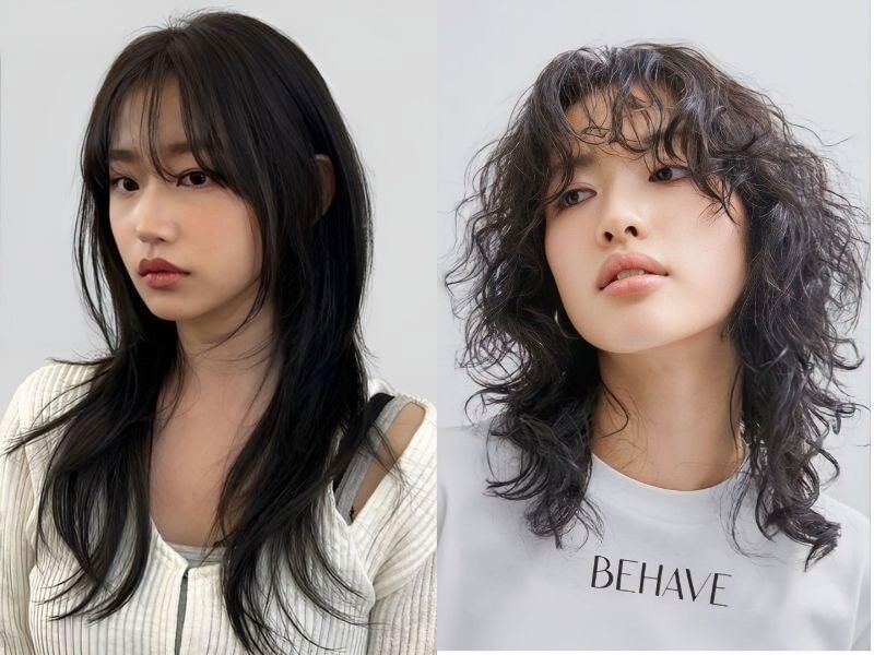 Mullet layer mái thưa