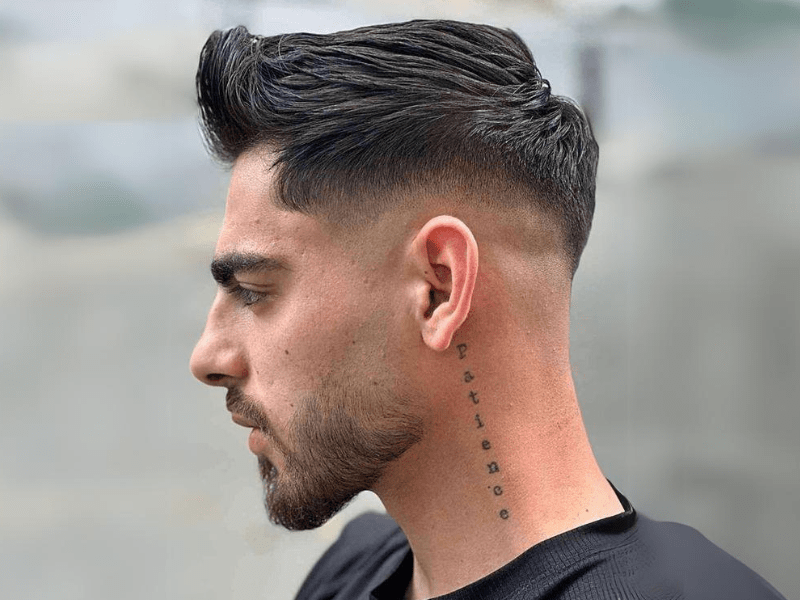 Kiểu tóc Mid Fade Quiff