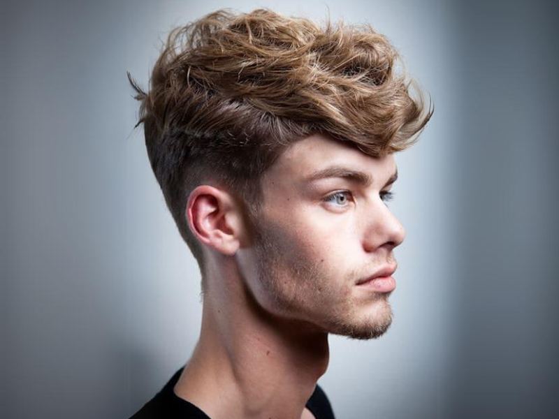 Relaxed Textured Pompadour