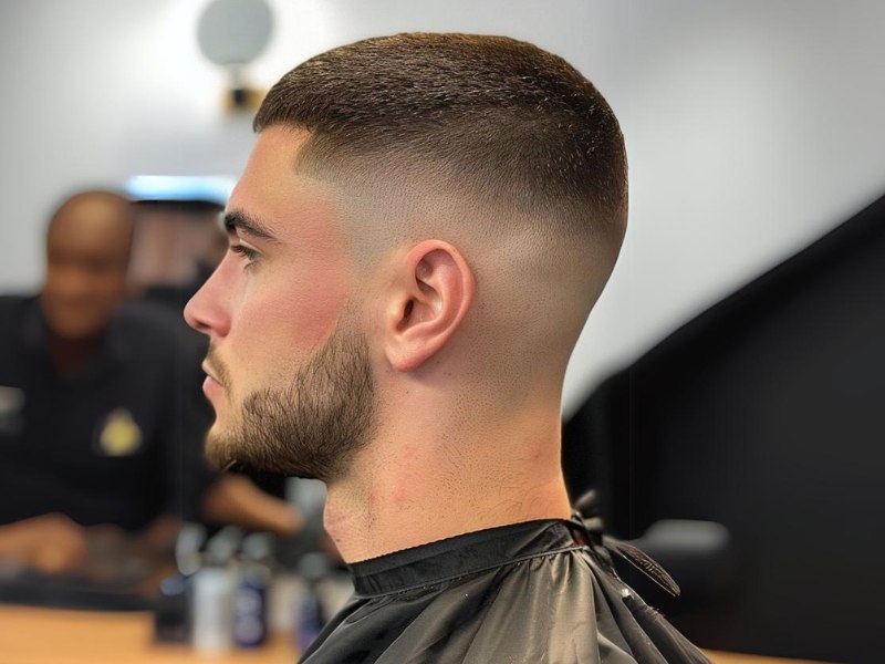 Skin Fade kết hợp Buzz Cut