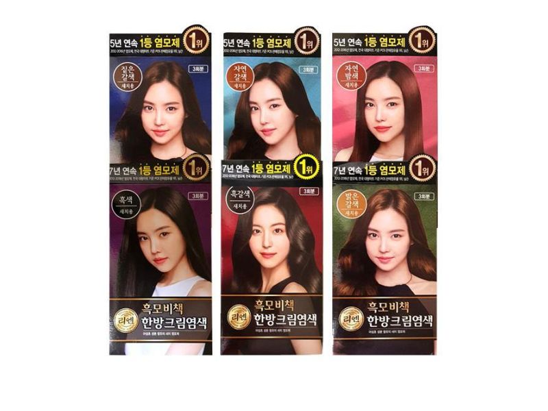 Kem nhuộm tóc phủ bạc thảo mộc Reen Heukmobichaek Oriental Hair Dye Cream 