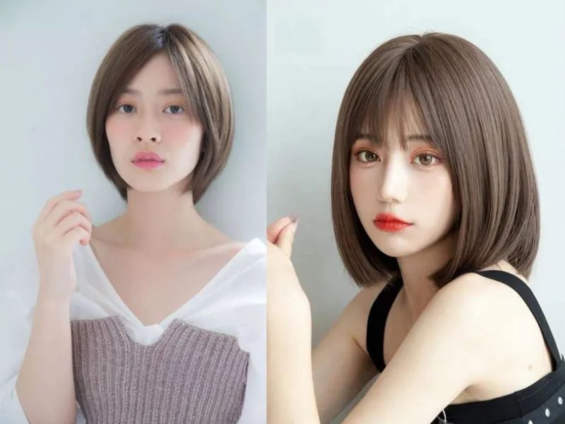 Tóc ngắn nữ kiểu Nhật