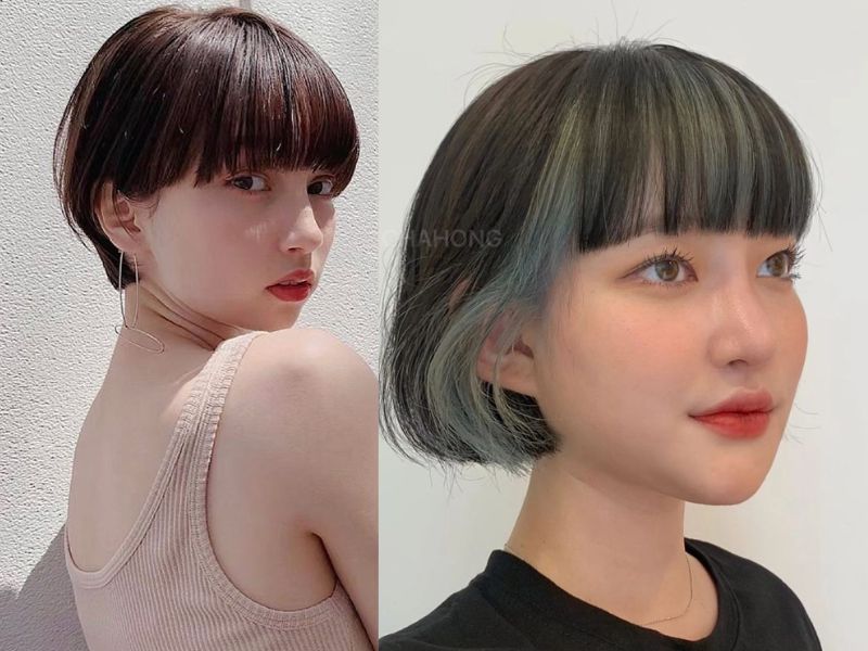 Tóc tém mái bằng