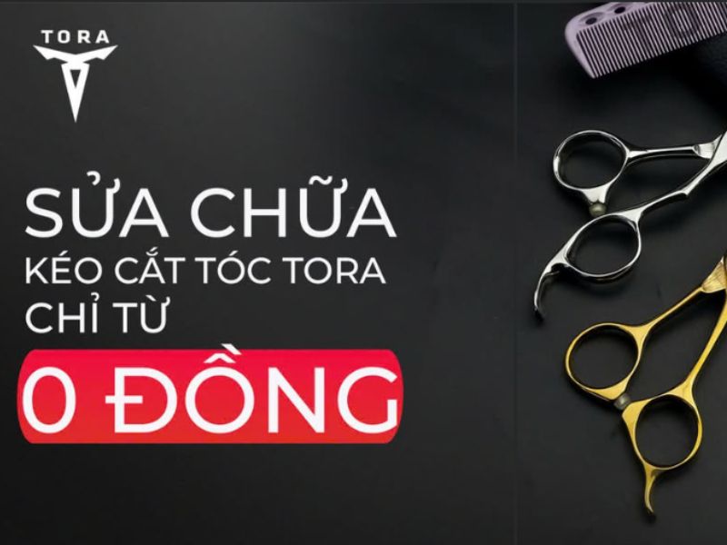 Tora Scissors - Mài và bảo hành kéo cao cấp