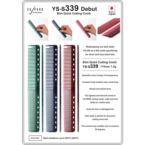 Lược YS Park –S 339 và YS Park-339: phân biệt và công năng Lược YS Park –S 339 và YS Park-339: phân biệt và công năng