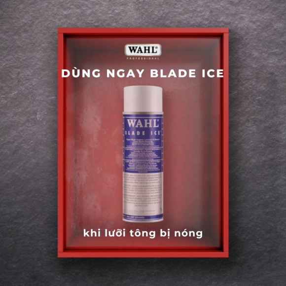 Hạn chế tình trạng mài mòn lưỡi tông đơ cùng bình xịt WAHL BLADE ICE Hạn chế tình trạng mài mòn lưỡi tông đơ cùng bình xịt WAHL BLADE ICE