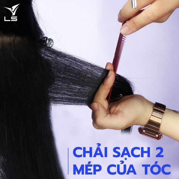 Chinh phục đường cắt thẳng cùng kéo cắt tóc VLS Chinh phục đường cắt thẳng cùng kéo cắt tóc VLS