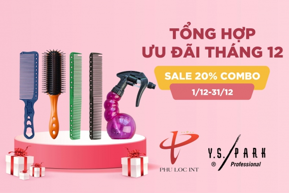 Chương trình khuyến mại dành cho lược YS Park duy nhất trong tháng 12 Chương trình khuyến mại dành cho lược YS Park duy nhất trong tháng 12