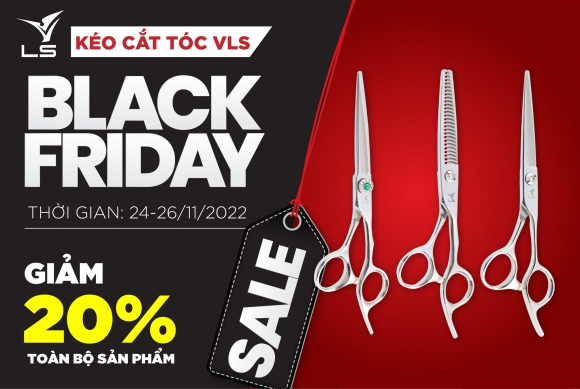 Chương trình khuyến mãi giảm 20% các sản phẩm kéo cắt tóc VLS Chương trình khuyến mãi giảm 20% các sản phẩm kéo cắt tóc VLS