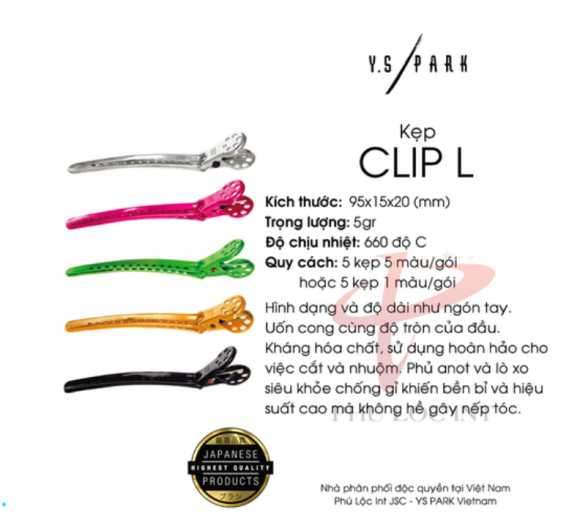 Tìm hiểu công năng kẹp YS Park Clip L Tìm hiểu công năng kẹp YS Park Clip L