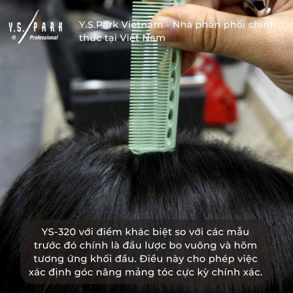 Lược YS Park 320 tối ưu thời gian tạo mẫu tóc dài Lược YS Park 320 tối ưu thời gian tạo mẫu tóc dài