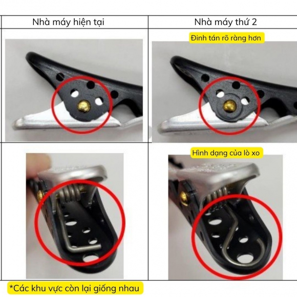 Thông tin về việc sản xuất kẹp cá mập Shark Clip YS Park Thông tin về việc sản xuất kẹp cá mập Shark Clip YS Park