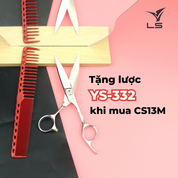 Mua kéo chuốt CS13M tặng ngay lược YS Park 332 Mua kéo chuốt CS13M tặng ngay lược YS Park 332