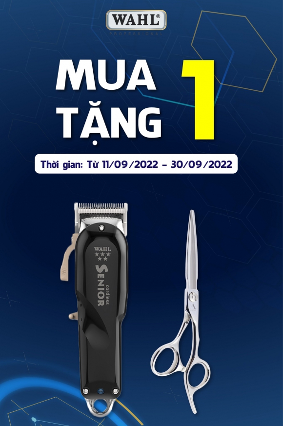 Mua tông đơ WAHL Senior tặng kèm kéo VLS Mua tông đơ WAHL Senior tặng kèm kéo VLS