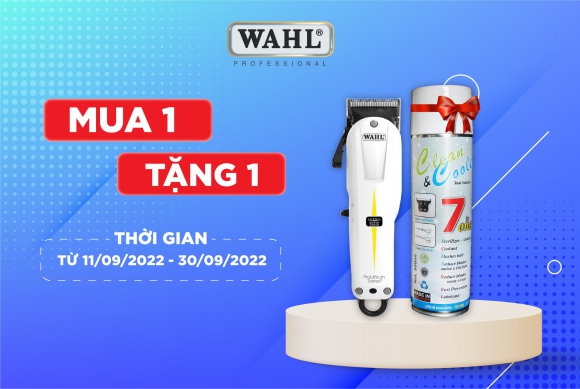 Mua tông đơ WAHL Super Taper Cordless tặng ngay bình xịt đa năng Mua tông đơ WAHL Super Taper Cordless tặng ngay bình xịt đa năng