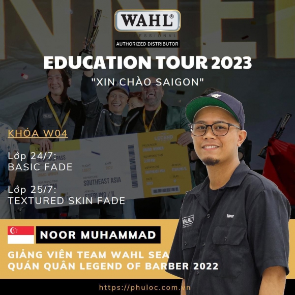 Nhân tố bùng nổ WAHL Education Tour Nhân tố bùng nổ WAHL Education Tour