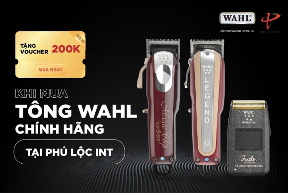 Nhận ngay 200k khi mua tông đơ WAHL chính hãng Nhận ngay 200k khi mua tông đơ WAHL chính hãng