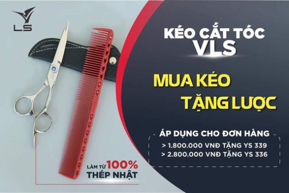 Thỏa sức sáng tạo mọi kiểu tóc cùng kéo cắt tóc VLS và lược YS Park Thỏa sức sáng tạo mọi kiểu tóc cùng kéo cắt tóc VLS và lược YS Park