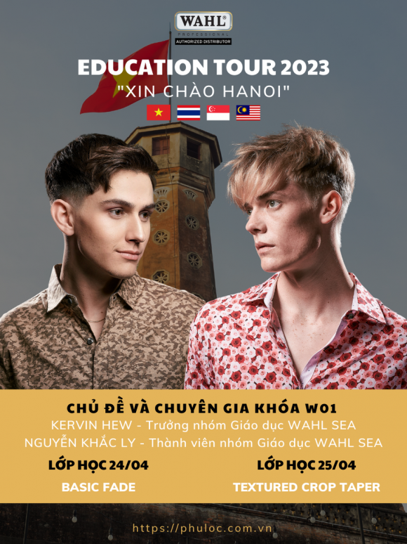 Thông tin về khóa đào tạo WAHL W01 Thông tin về khóa đào tạo WAHL W01