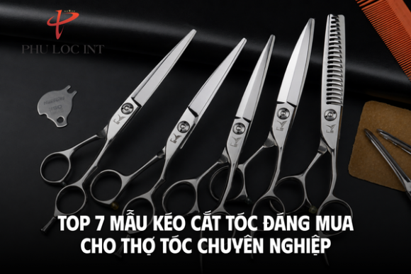 Top 7 mẫu kéo cắt tóc đáng mua cho thợ tóc chuyên nghiệp