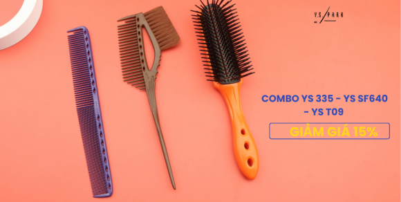 Ưu đãi giá hời khi mua combo lược YS Park Ưu đãi giá hời khi mua combo lược YS Park