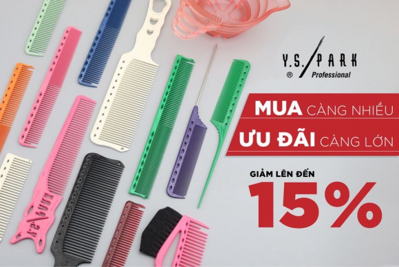 Ưu đãi giảm giá khi mua lược YS Park duy nhất trong tháng 3 Ưu đãi giảm giá khi mua lược YS Park duy nhất trong tháng 3