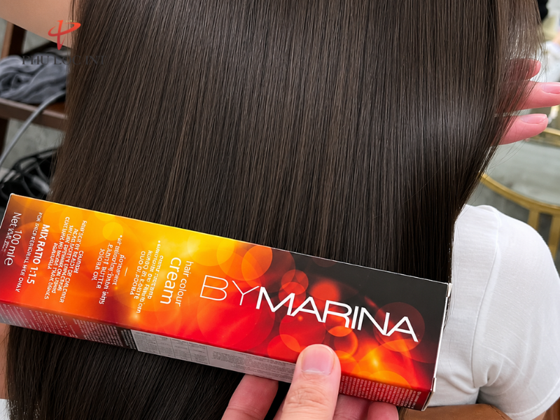 Thuốc nhuộm tóc cho tóc yếu, hư tổn Bymarina 1