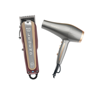 combo tông đơ legend và máy sấy akafuji